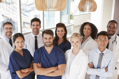 portrait of medical team